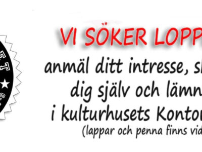 Vi söker loppisvärd