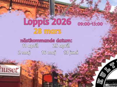 Loppis den 28 Mars