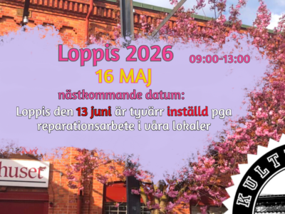 Loppis 16 maj